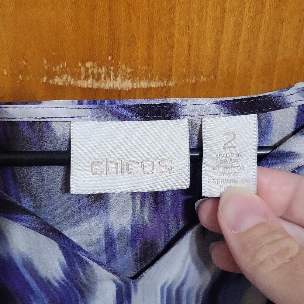 Womens Chicos Top Size 2 - Picture 4 of 5